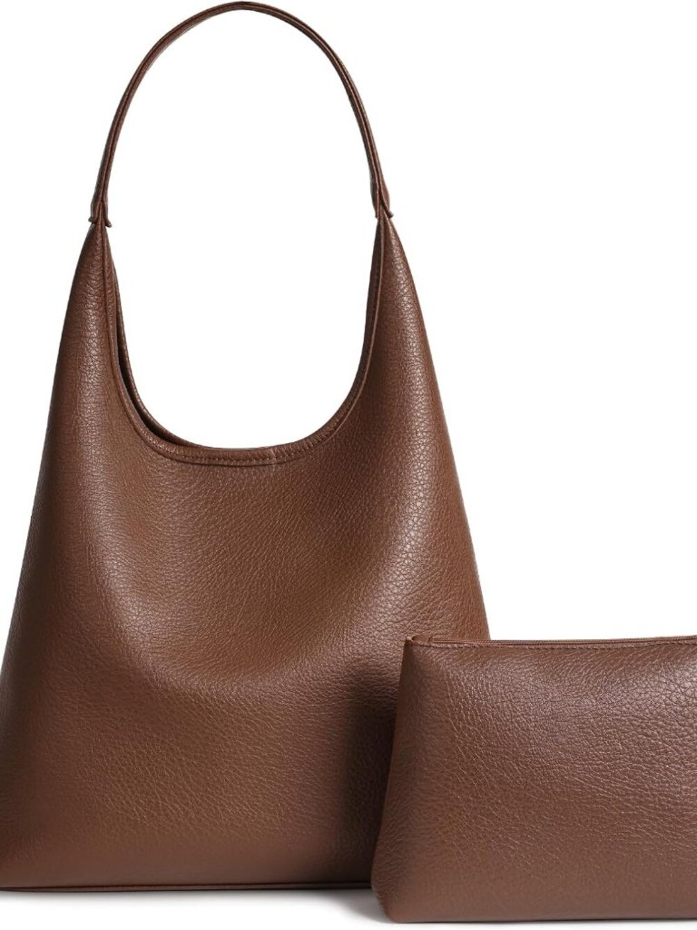 Hobo Bags for Women Large Slouchy Shoulder Bag Vegan Leather Everyday Purse